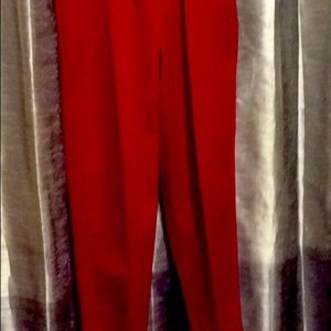 Bobbie Brooks Red Stretch Waist Pants